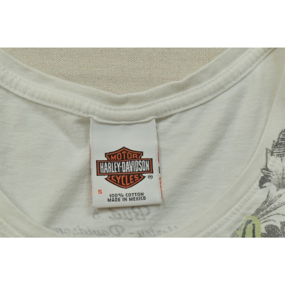Harley-Davidson Women's Small White Short Sleeve T-Shirt Bud's Evansville IN - Picture 5 of 8